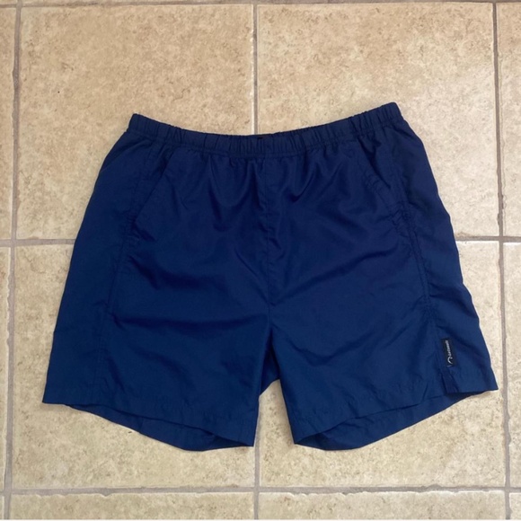 Navy blue La Cordée running shorts - Picture 1 of 4